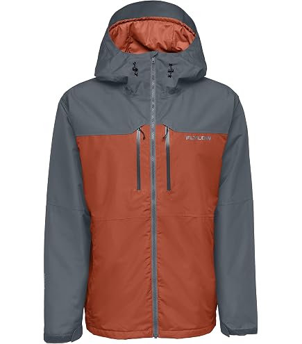 Amazon.com: Flylow Men's Knight Waterproof Ski Jacket - Black/Rye
